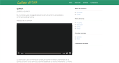 Desktop Screenshot of galileovirtual.com