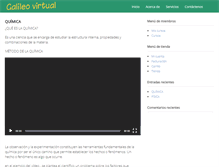 Tablet Screenshot of galileovirtual.com